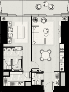 1 BEDROOM