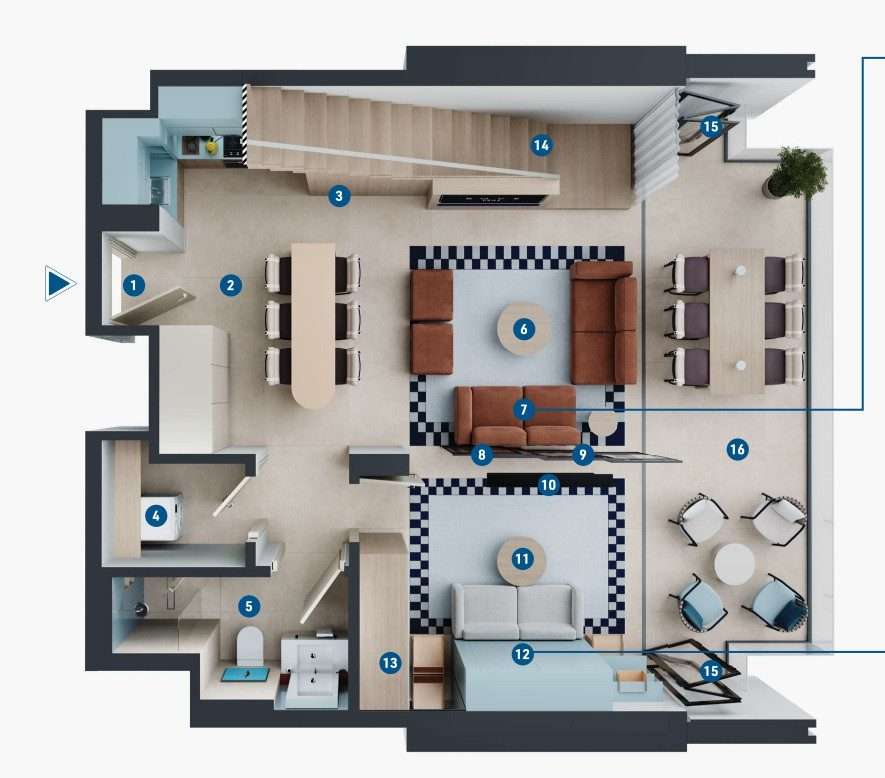 Sky Loft 2 Bedroom