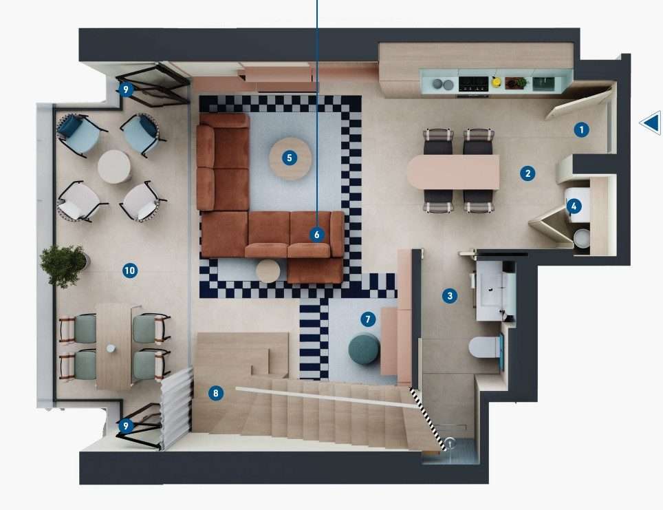 Sky Loft 1 Bedroom type B