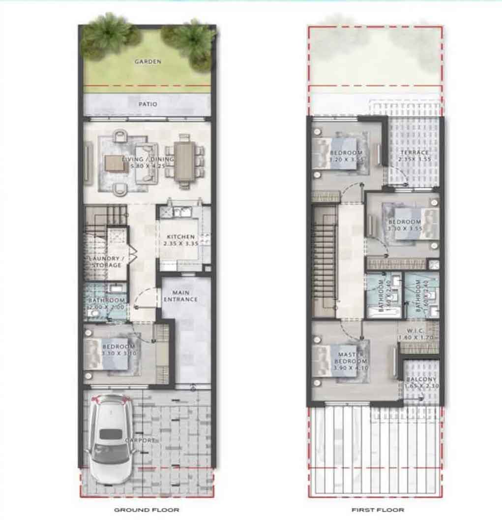 5‑Bedroom Townhouse